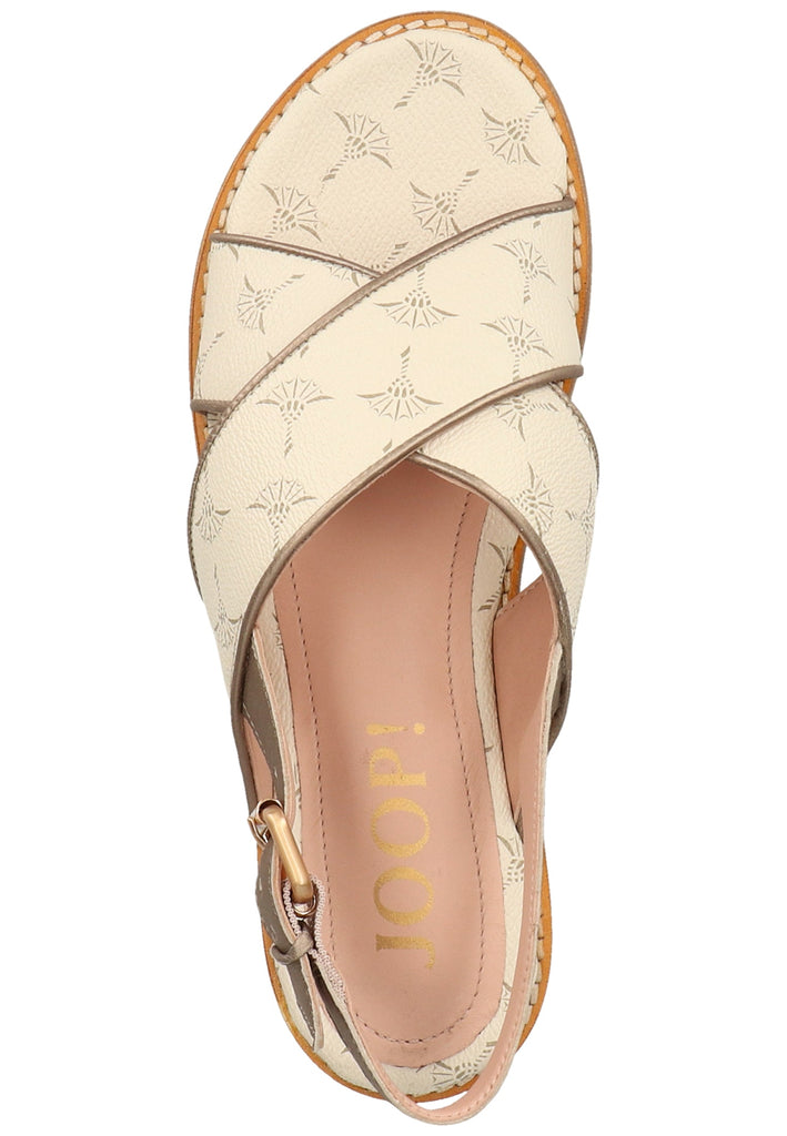JOOP! Sandalen Leder/Synthetik Beige - surf4shoes