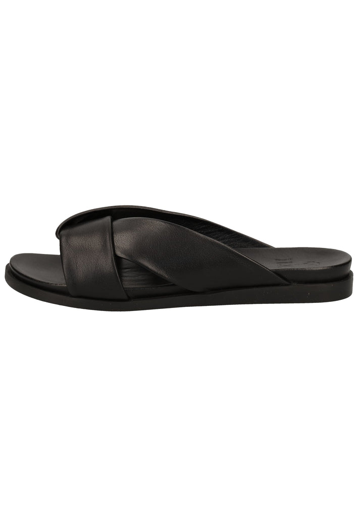 ILC Pantoletten Leder Schwarz - surf4shoes