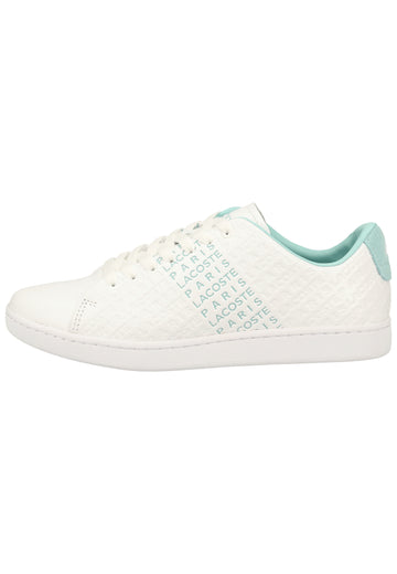 Lacoste Sneaker Leder Weiß/Grün - surf4shoes