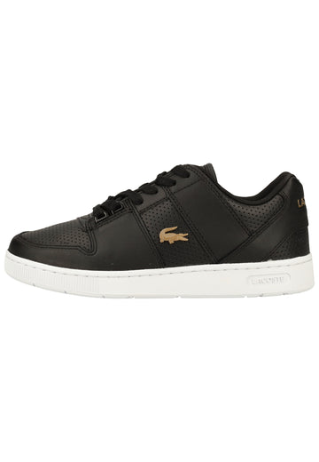 Lacoste Sneaker Leder/Synthetik Schwarz/Weiß - surf4shoes