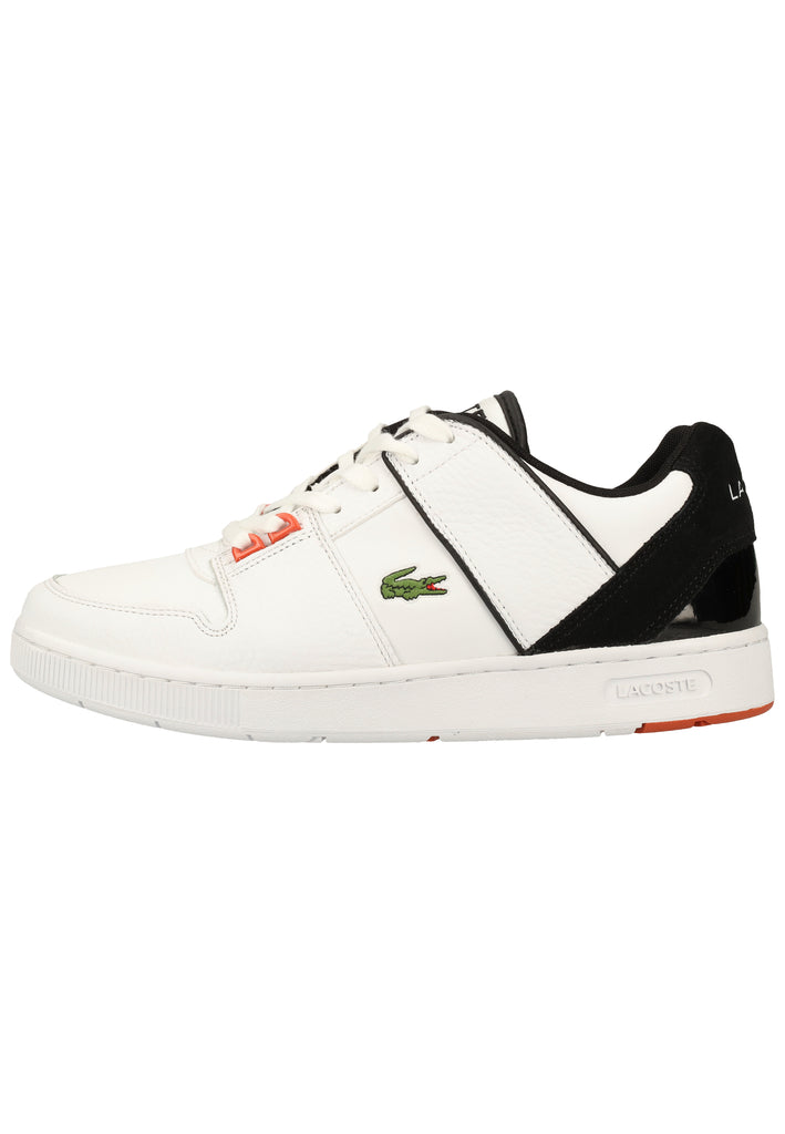 Lacoste Sneaker Leder/Synthetik Weiß/Schwarz - surf4shoes