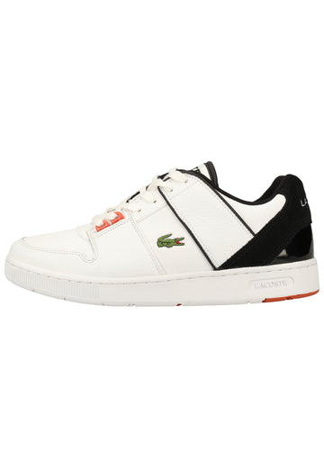 Lacoste Sneaker Leder/Synthetik Weiß/Schwarz - surf4shoes
