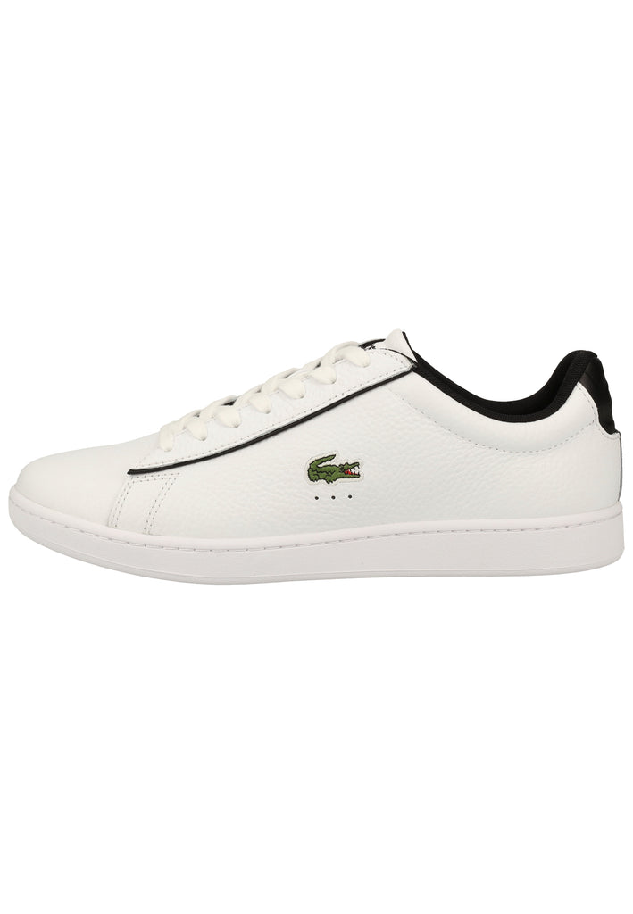 Lacoste Sneaker Leder Weiß/Schwarz - surf4shoes