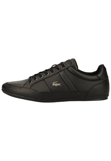 Lacoste Sneaker Leder/Synthetik Schwarz - surf4shoes