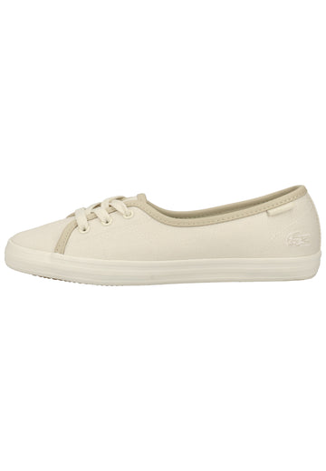 Lacoste Sneaker Canvas Weiß - surf4shoes