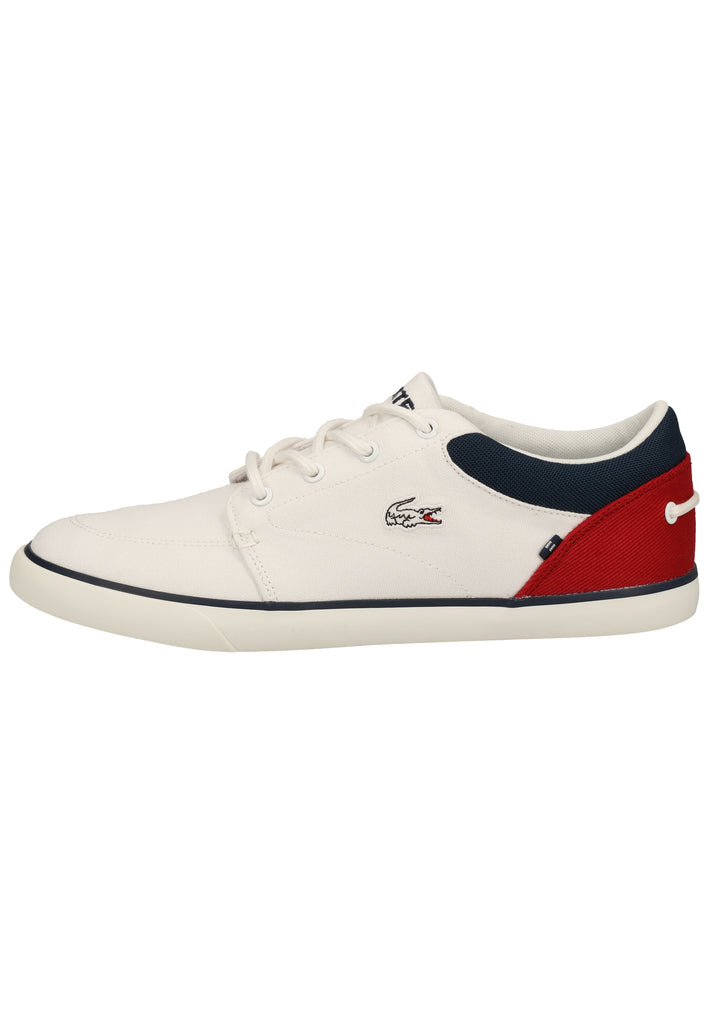 Lacoste Sneaker Canvas Weiß/Navy - surf4shoes