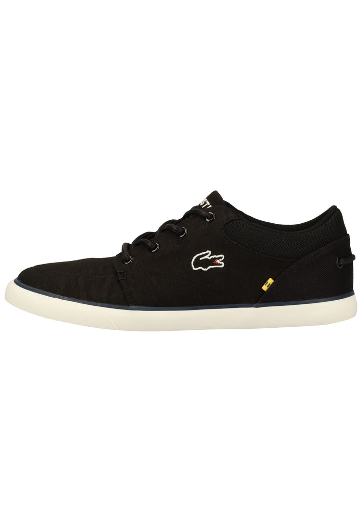 Lacoste Sneaker Canvas Schwarz/Gelb - surf4shoes