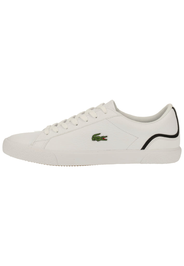 Lacoste Sneaker Leder/Synthetik Weiß/Schwarz - surf4shoes