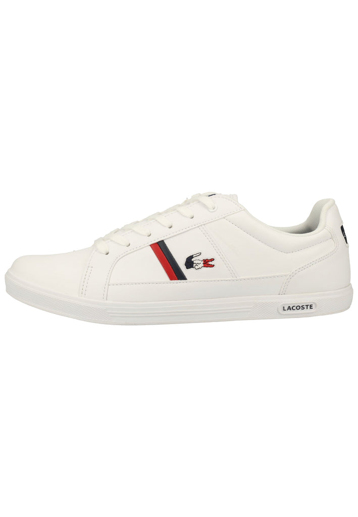 Lacoste Sneaker Leder/Synthetik Weiß/Navy - surf4shoes