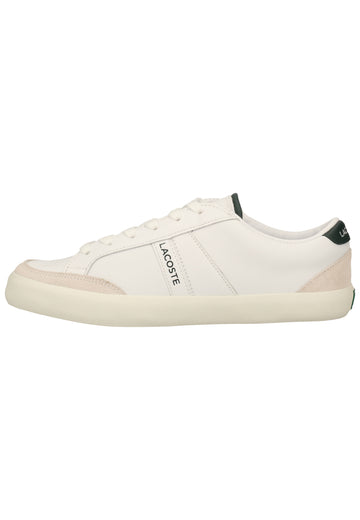 Lacoste Sneaker Leder Weiß/Grün - surf4shoes
