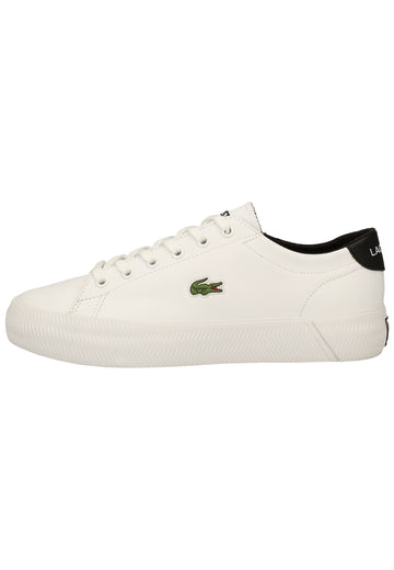 Lacoste Sneaker Leder/Synthetik Weiß/Schwarz - surf4shoes