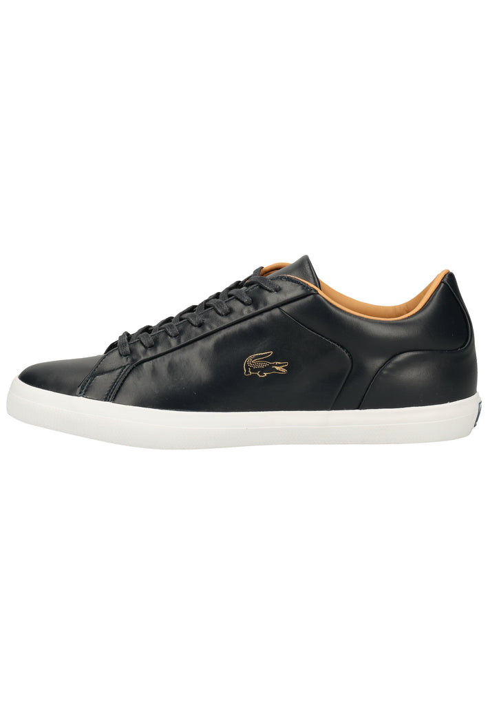 Lacoste Sneaker Leder Blau/Weiß - surf4shoes