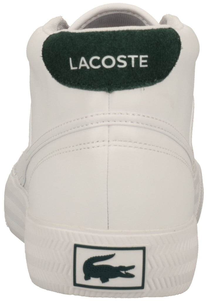 Lacoste Sneaker Leder/Synthetik Weiß/Grün - surf4shoes