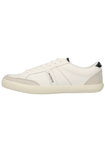 Lacoste Sneaker Leder Weiß/Grau - surf4shoes