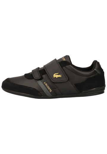 Lacoste Sneaker Veloursleder/Synthetik Schwarz/Grau - surf4shoes
