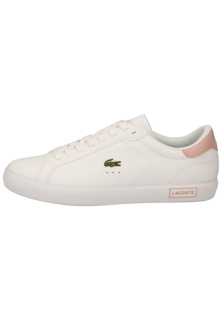 Lacoste Sneaker Leder Weiß/Pink - surf4shoes
