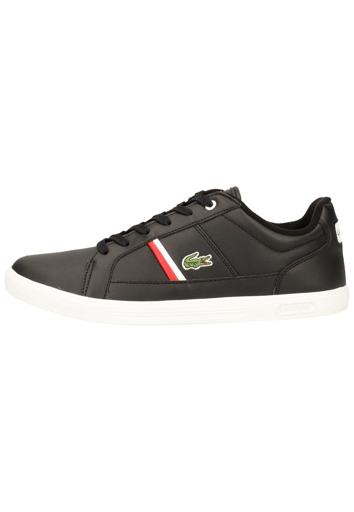 Lacoste Sneaker Leder/Synthetik Schwarz/Weiß - surf4shoes