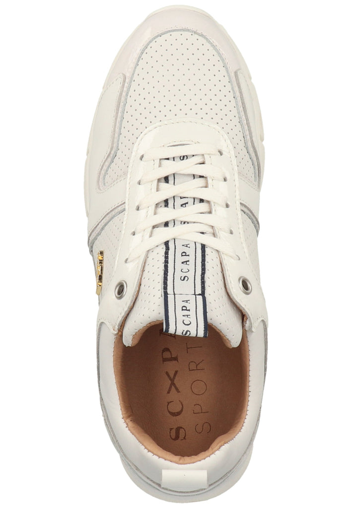 Scapa Sneaker Leder Weiß - surf4shoes