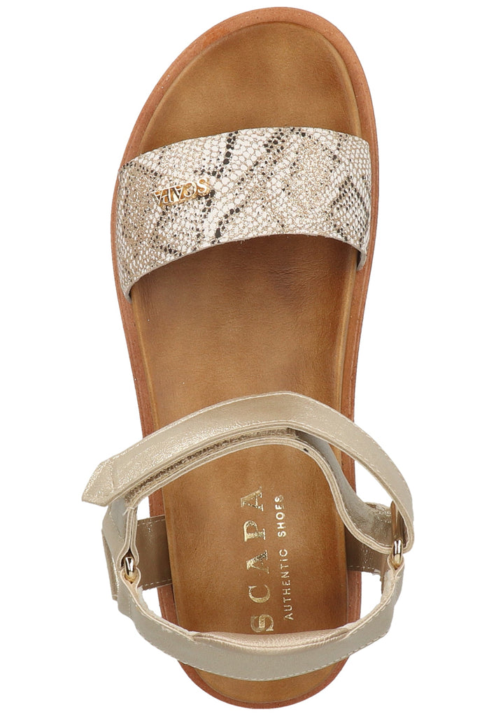 Scapa Sandalen Lederimitat Platinum - surf4shoes