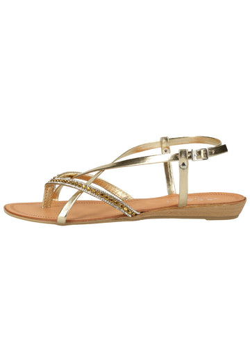 Scapa Zehensteg Lederimitat Gelb - surf4shoes