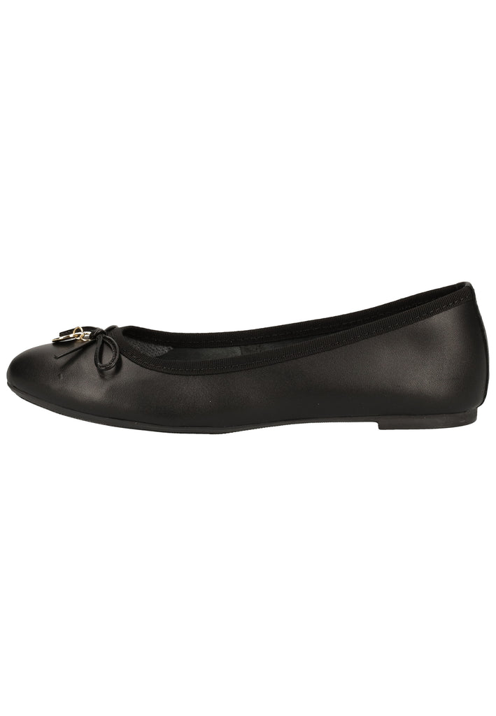 Scapa Ballerinas Leder Schwarz - surf4shoes