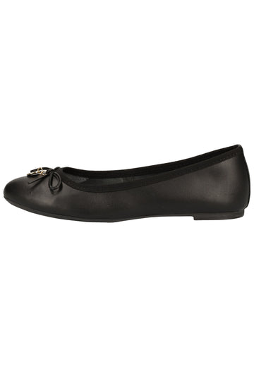 Scapa Ballerinas Leder Schwarz - surf4shoes