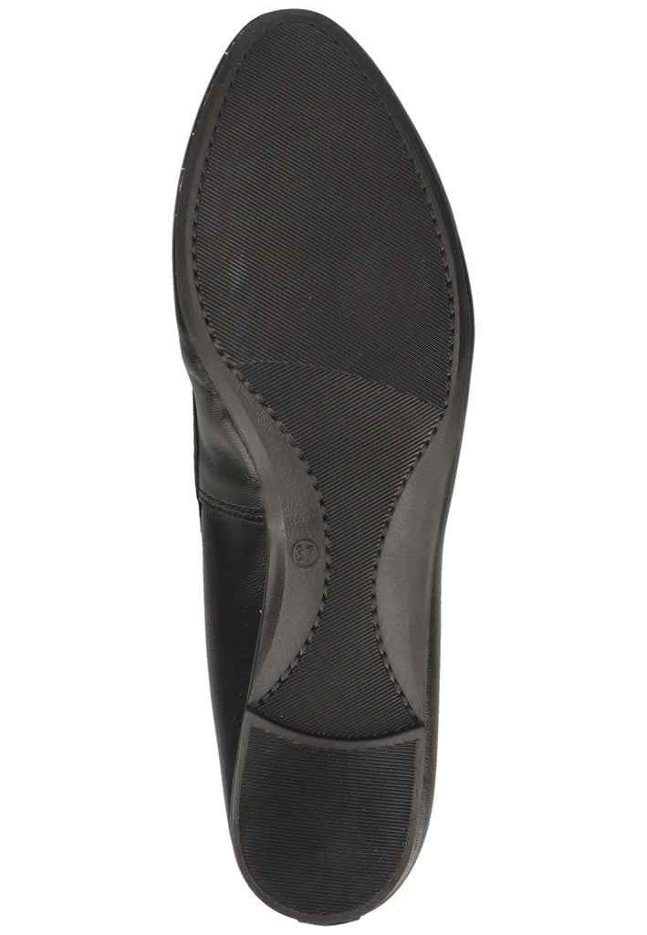 Scapa Ballerinas Leder Schwarz - surf4shoes