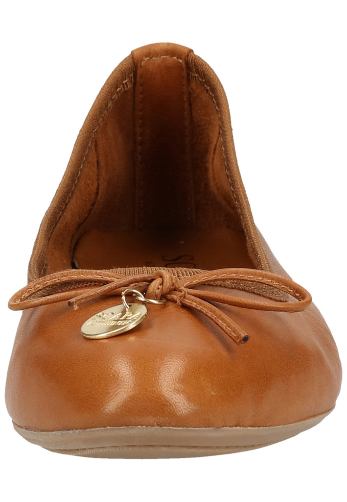 Scapa Ballerinas Leder Braun - surf4shoes