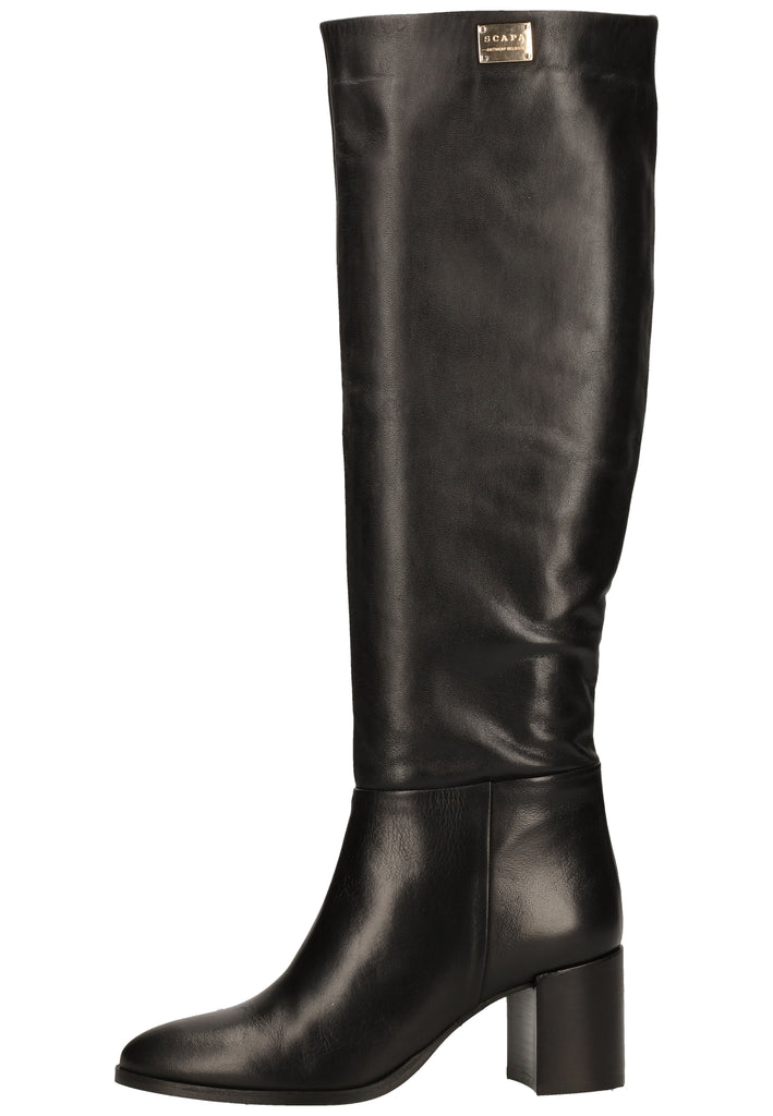 Scapa Stiefel Leder Schwarz - surf4shoes