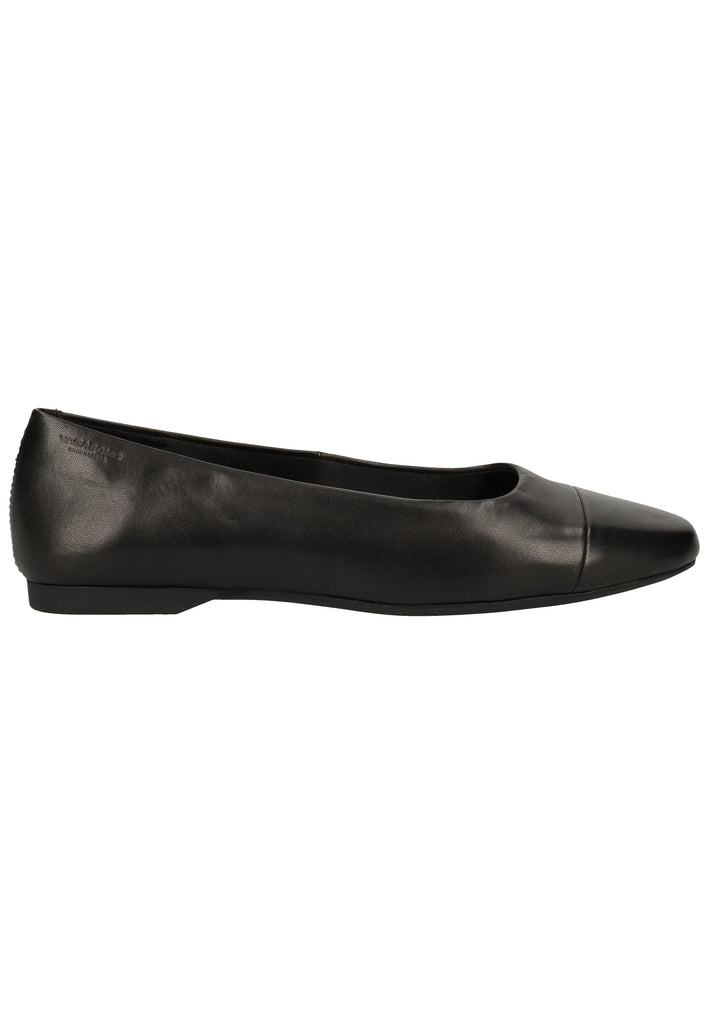 Vagabond Ballerinas Glattleder Schwarz - surf4shoes