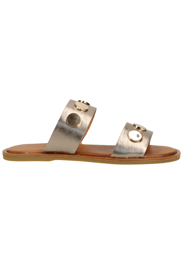 Inuovo Pantoletten Leder Pewter - surf4shoes