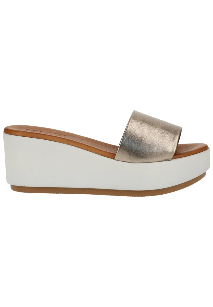 Inuovo Pantoletten Leder Pewter - surf4shoes