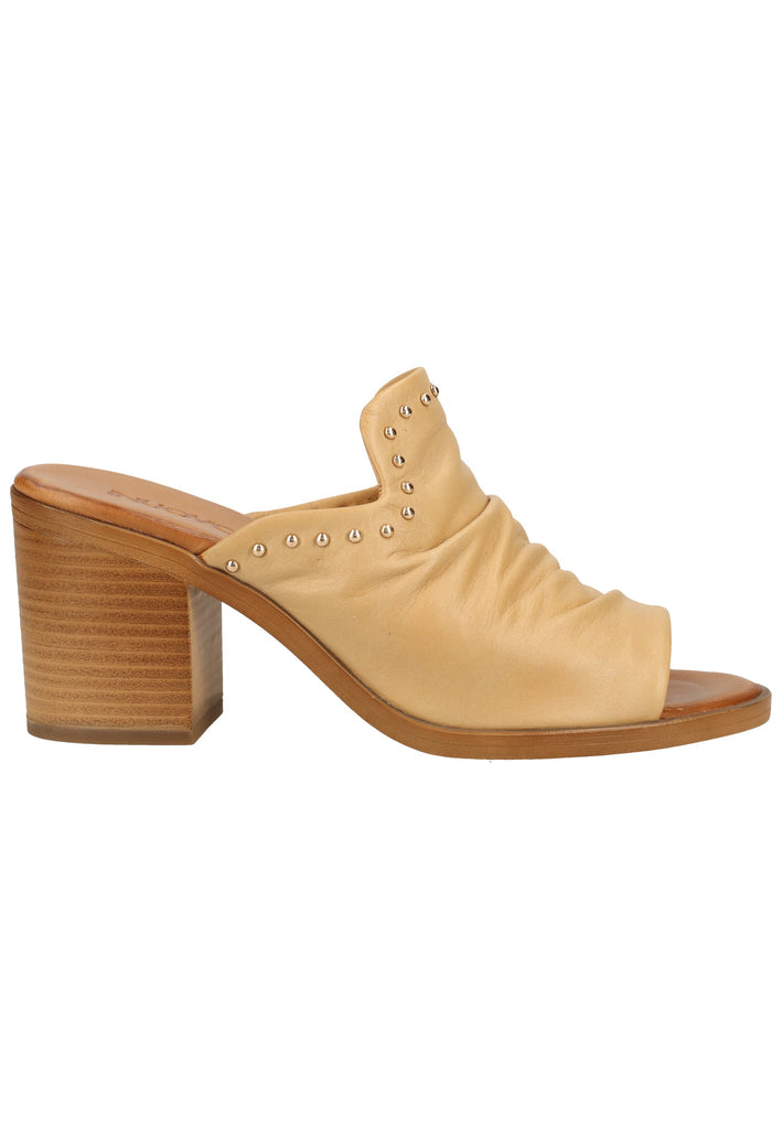 Inuovo Pantoletten Leder Hellbraun - surf4shoes