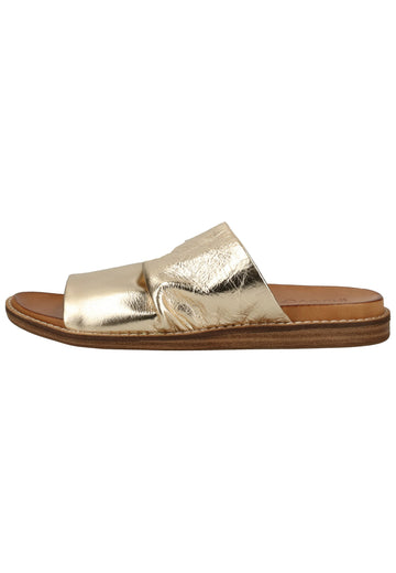 Inuovo Pantoletten Leder Gold - surf4shoes