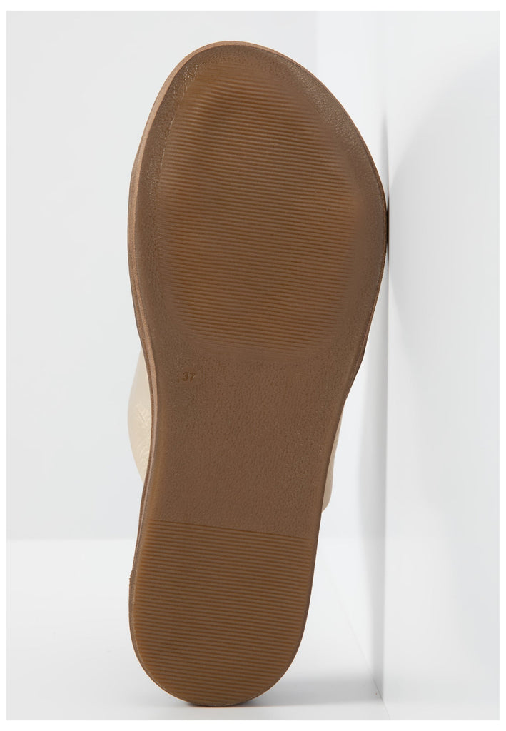 Inuovo Pantoletten Leder Gold - surf4shoes