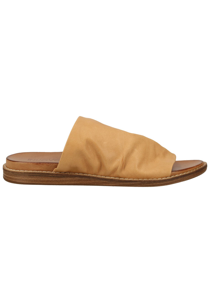 Inuovo Pantoletten Leder Hellbraun - surf4shoes