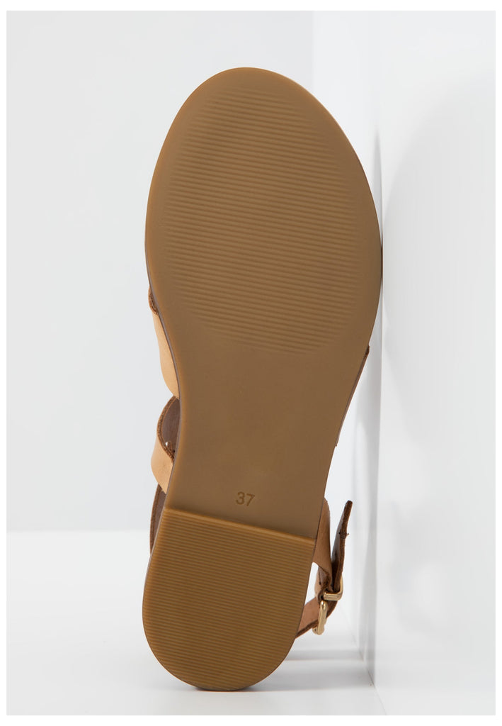 Inuovo Zehensteg Leder Hellbraun - surf4shoes