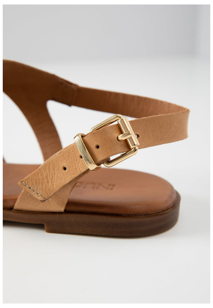 Inuovo Zehensteg Leder Hellbraun - surf4shoes