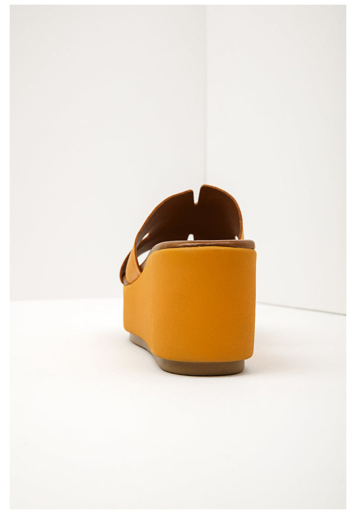 Inuovo Pantoletten Leder Orange - surf4shoes