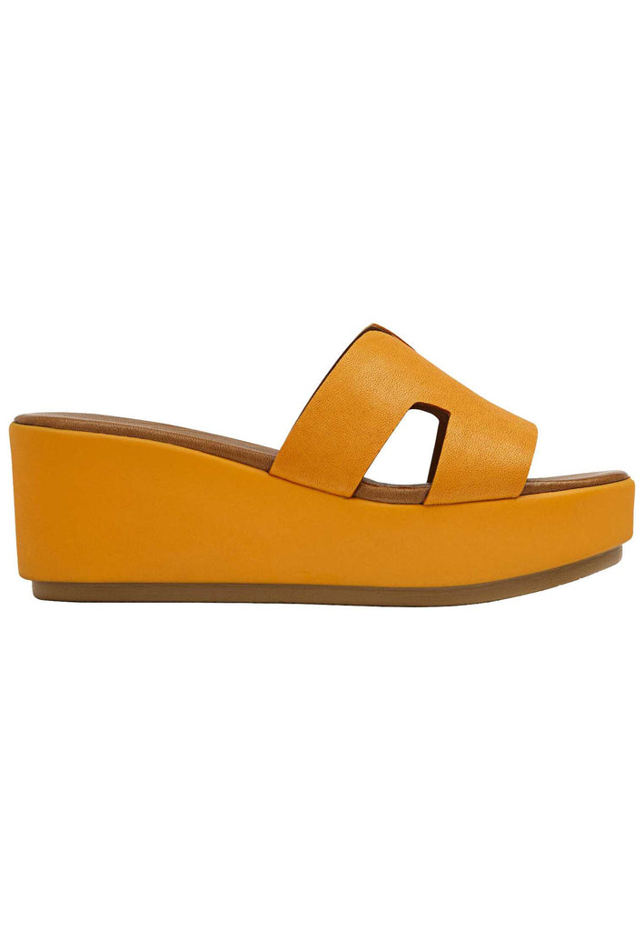 Inuovo Pantoletten Leder Orange - surf4shoes