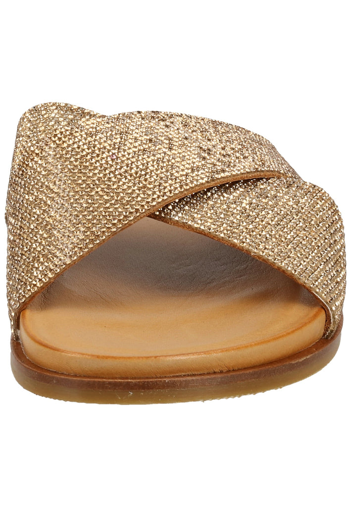 Inuovo Pantoletten Leder Hellbraun - surf4shoes