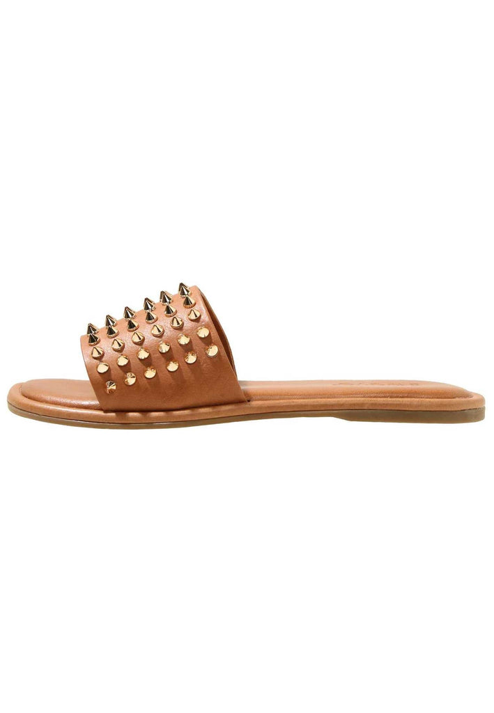 Inuovo Pantoletten Leder Braun - surf4shoes