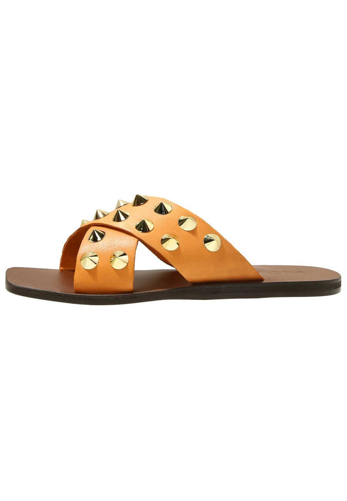 Inuovo Pantoletten Leder Orange - surf4shoes