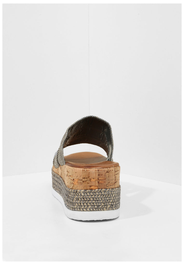 Inuovo Pantoletten Textil Pewter - surf4shoes