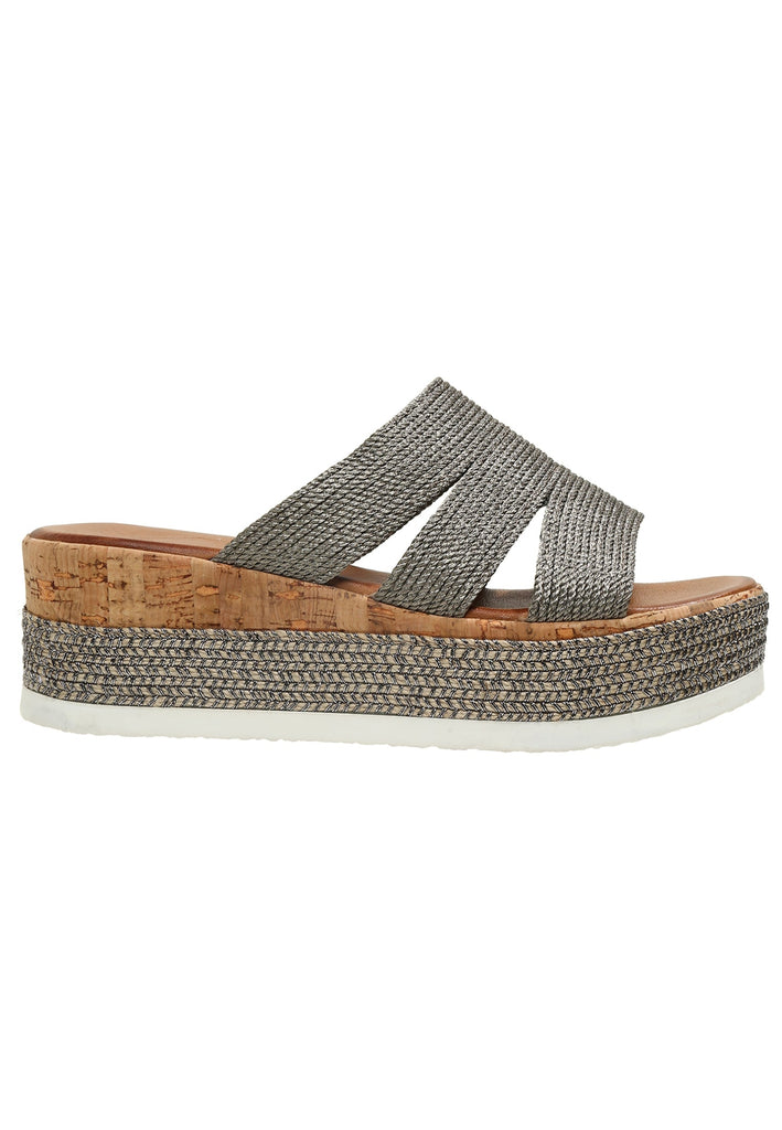 Inuovo Pantoletten Textil Pewter - surf4shoes