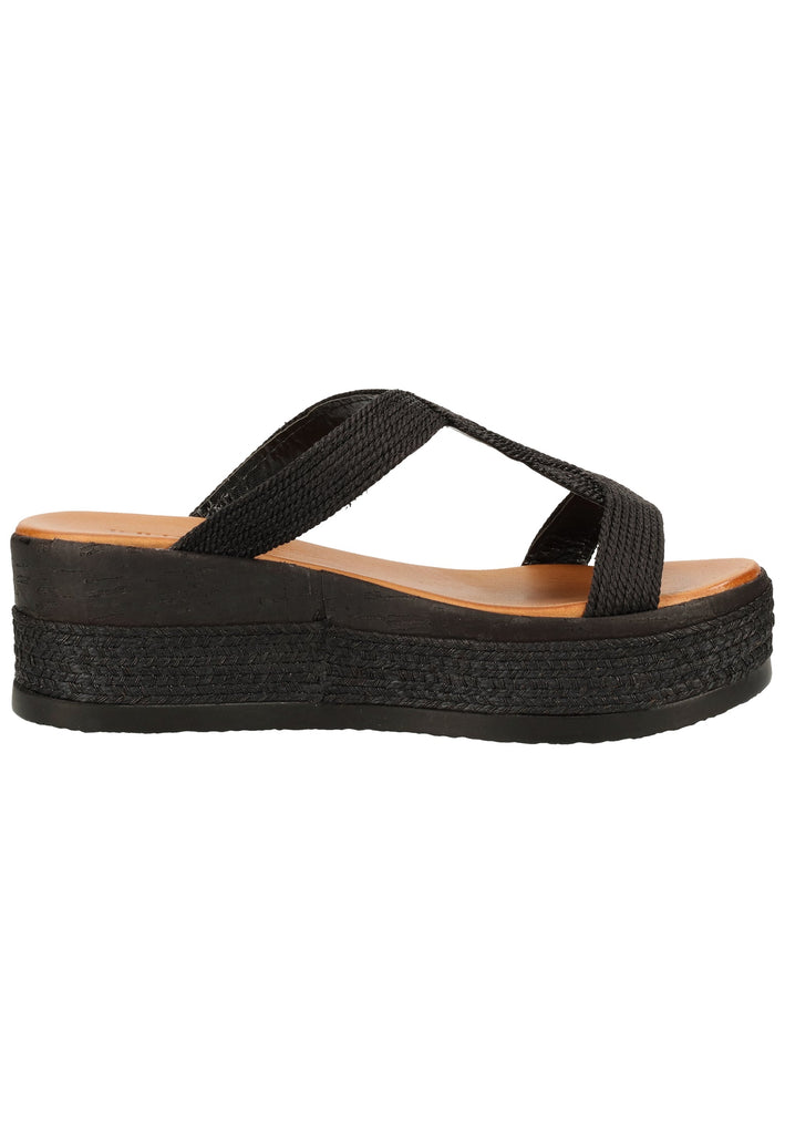 Inuovo Pantoletten Textil Schwarz - surf4shoes