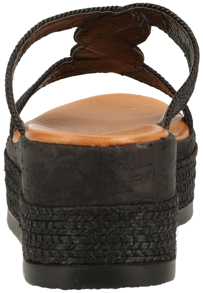 Inuovo Pantoletten Textil Schwarz - surf4shoes