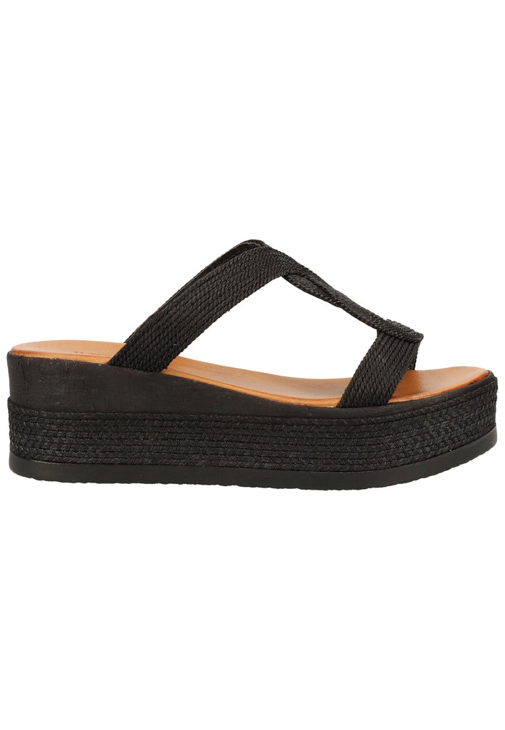 Inuovo Pantoletten Textil Schwarz - surf4shoes