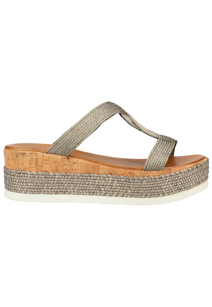 Inuovo Pantoletten Textil Pewter - surf4shoes