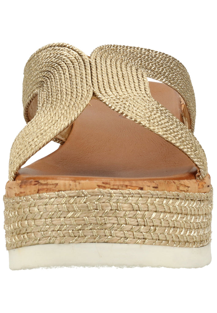 Inuovo Pantoletten Textil Gold - surf4shoes